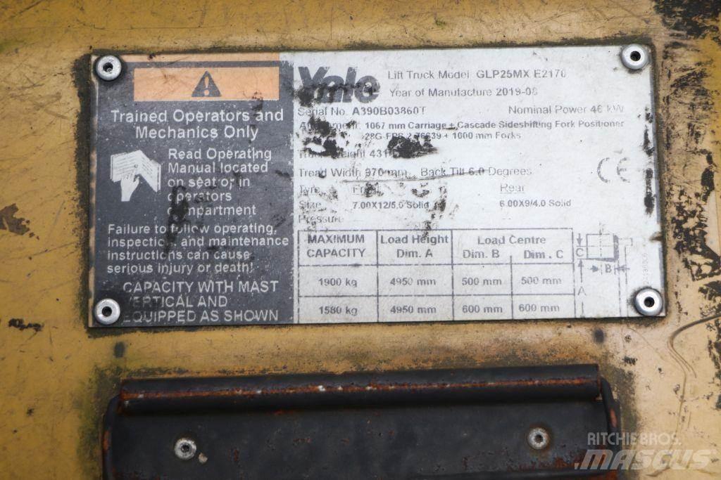 Yale GLP25MX 天然气叉车