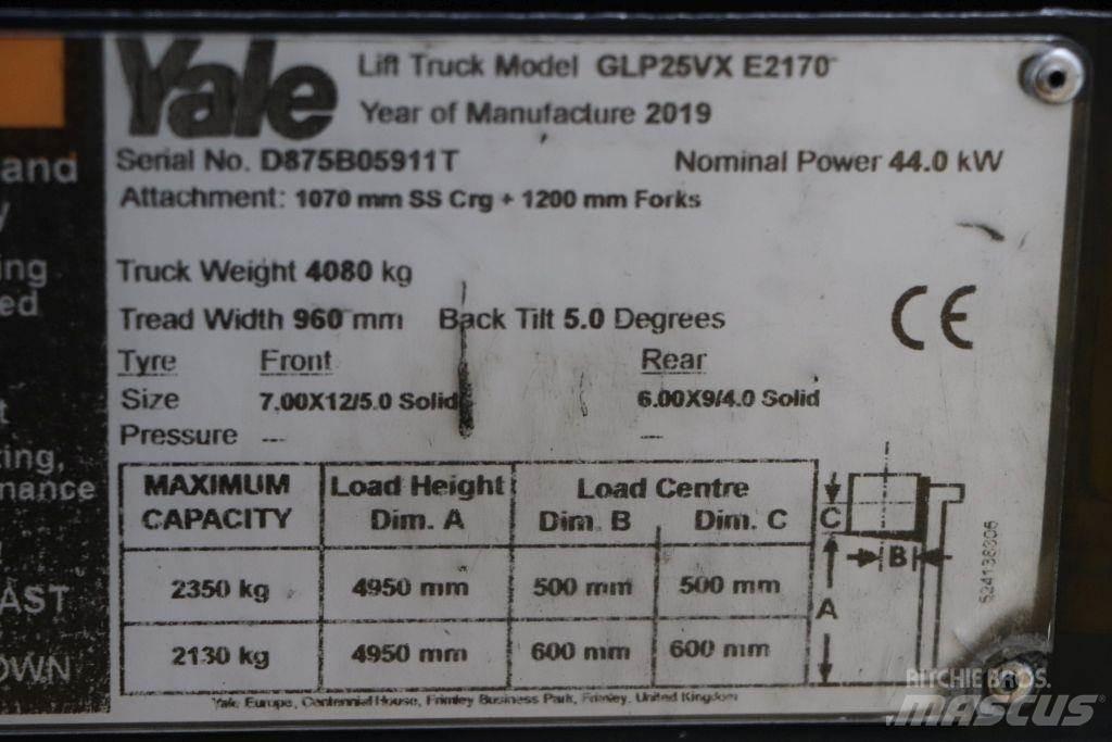 Yale GLP25VX 天然气叉车