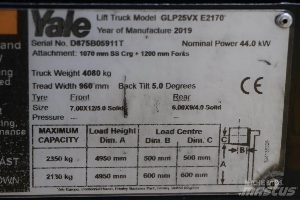 Yale GLP25VX 天然气叉车
