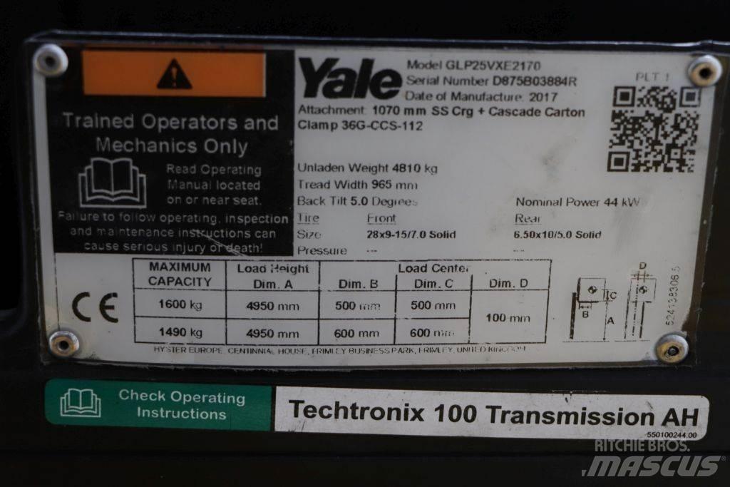 Yale GLP25VX 天然气叉车