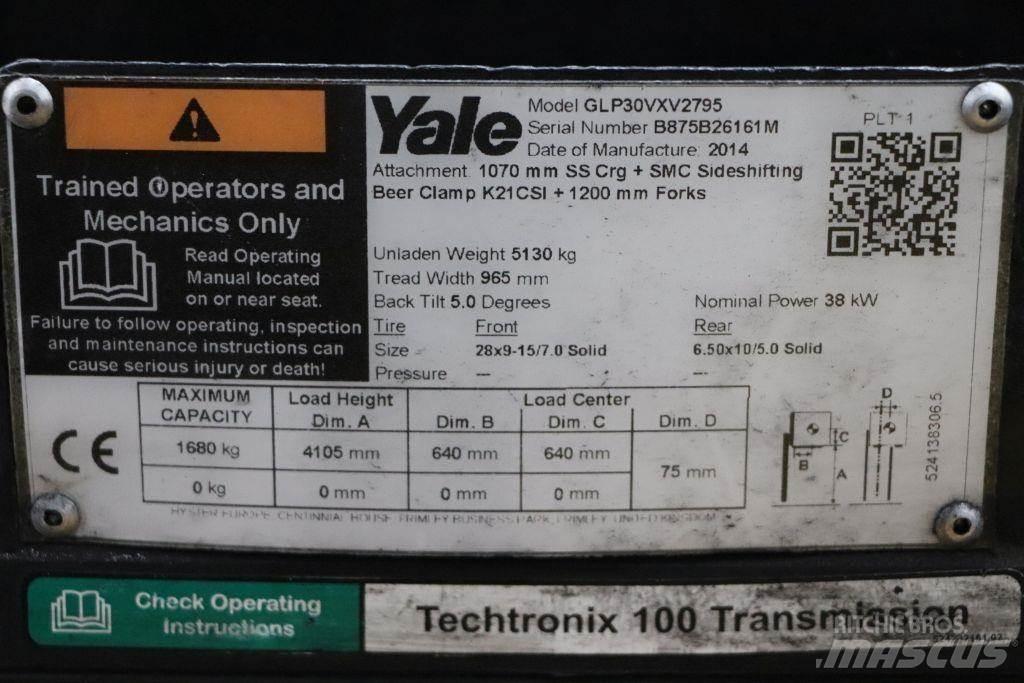 Yale GLP30VX 天然气叉车