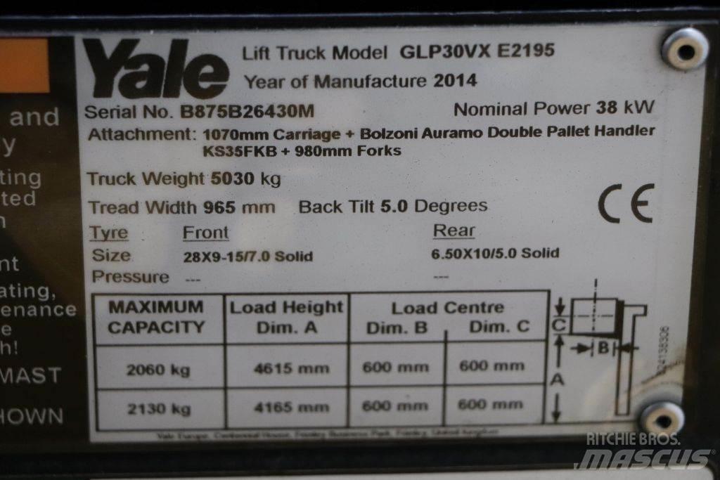 Yale GLP30VX 天然气叉车