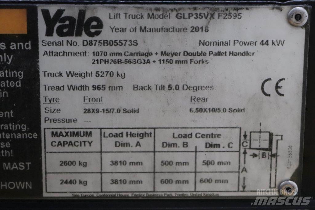 Yale GLP35VX 天然气叉车