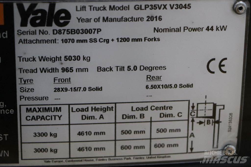 Yale GLP35VX 天然气叉车