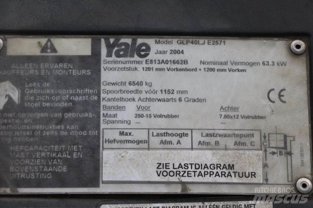 Yale GLP40LJ 天然气叉车