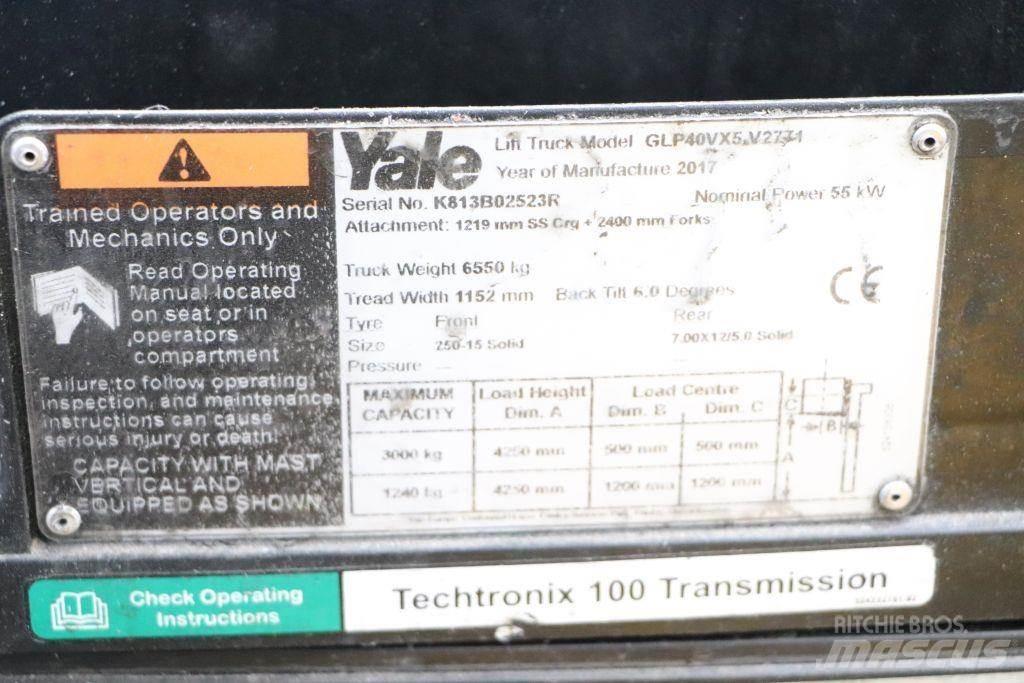 Yale GLP40VX5 天然气叉车