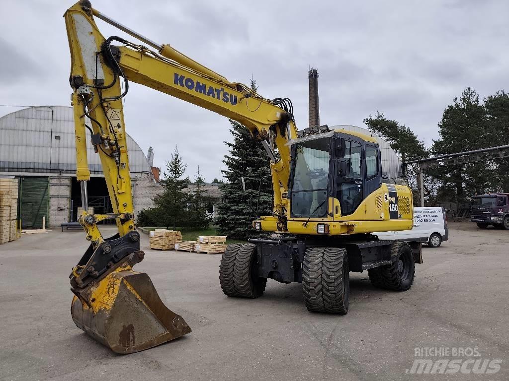Komatsu PW 160-7E0 轮式挖掘机