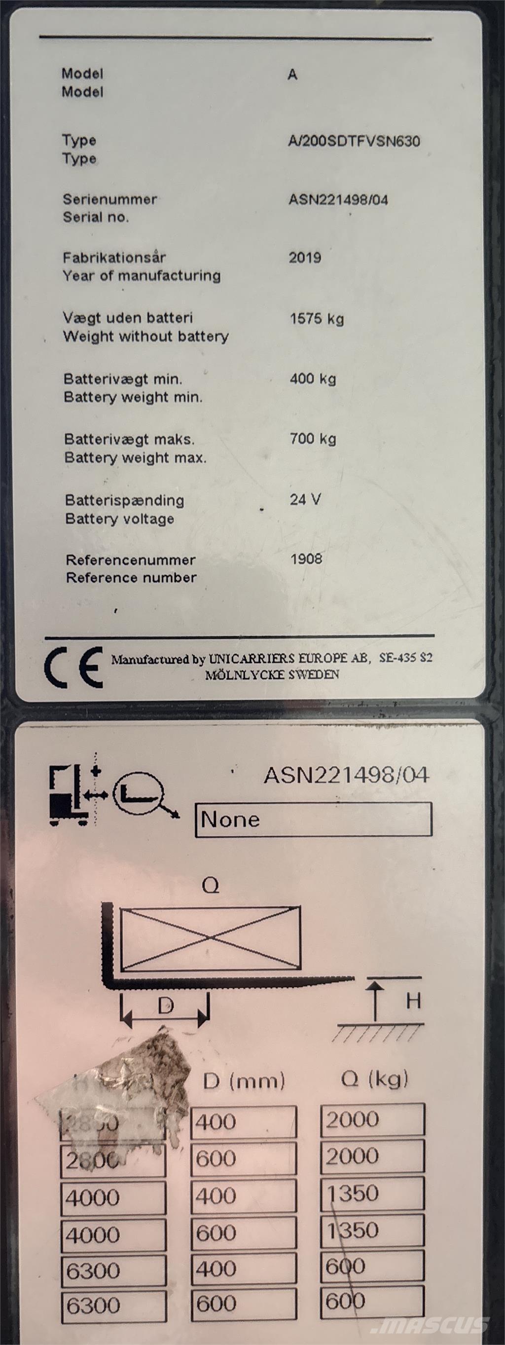 Atlet ASN200 行走式堆垛机