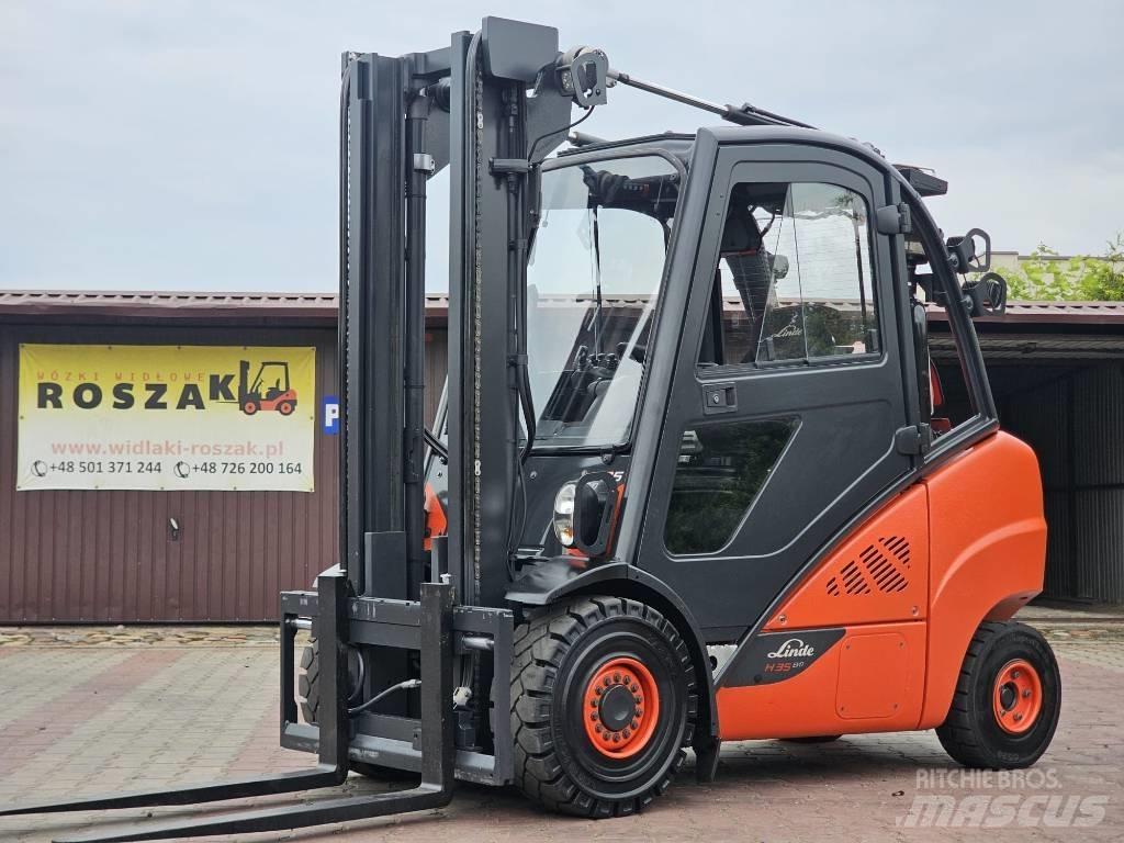 Linde H35T-02 天然气叉车