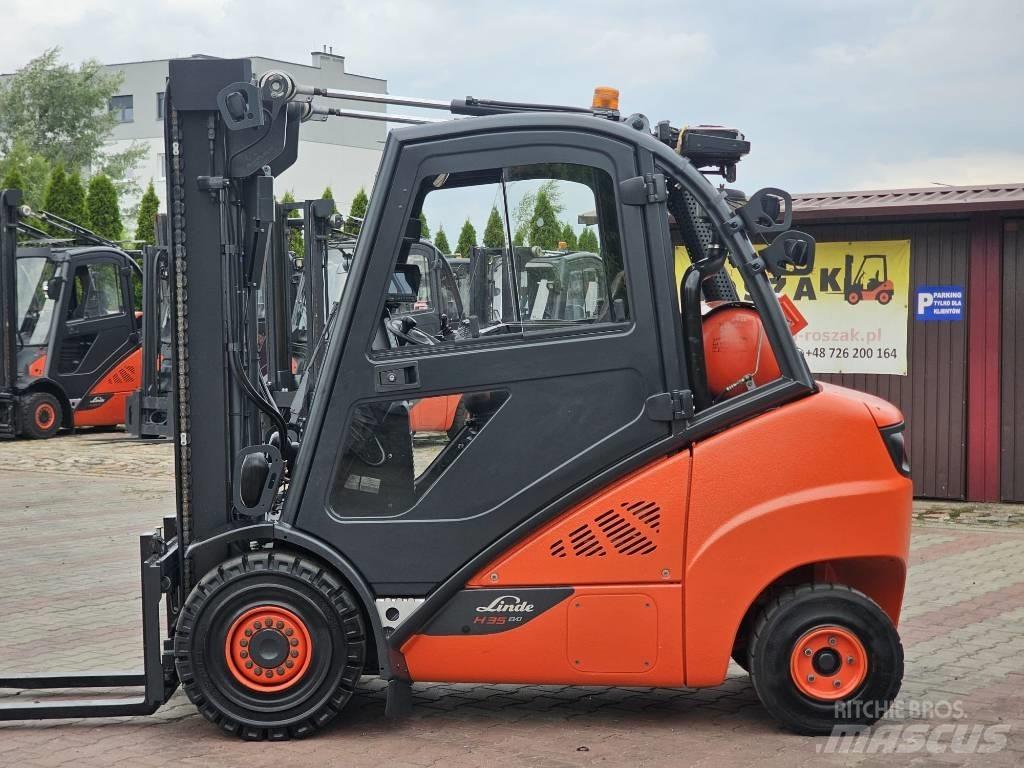 Linde H35T-02 天然气叉车