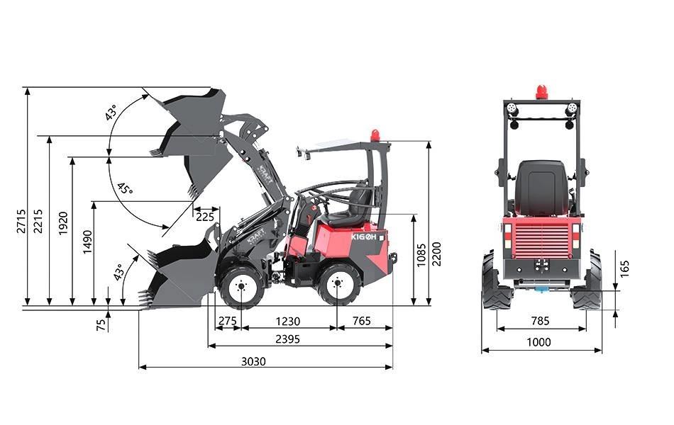 Kraft K160H 轮式装载机
