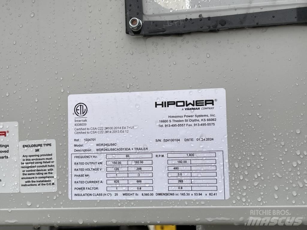 Hipower HRJW-240 柴油发电机
