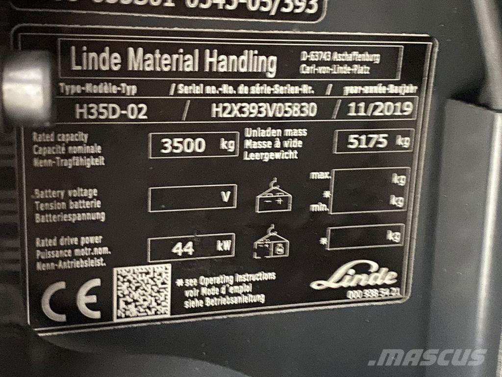 Linde H35D-02 柴油叉车