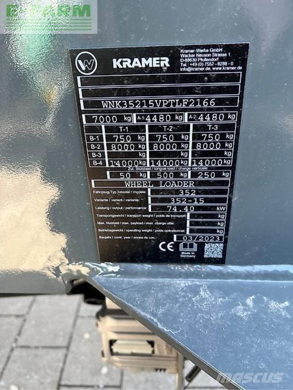 Kramer kl35.8t 电动叉车