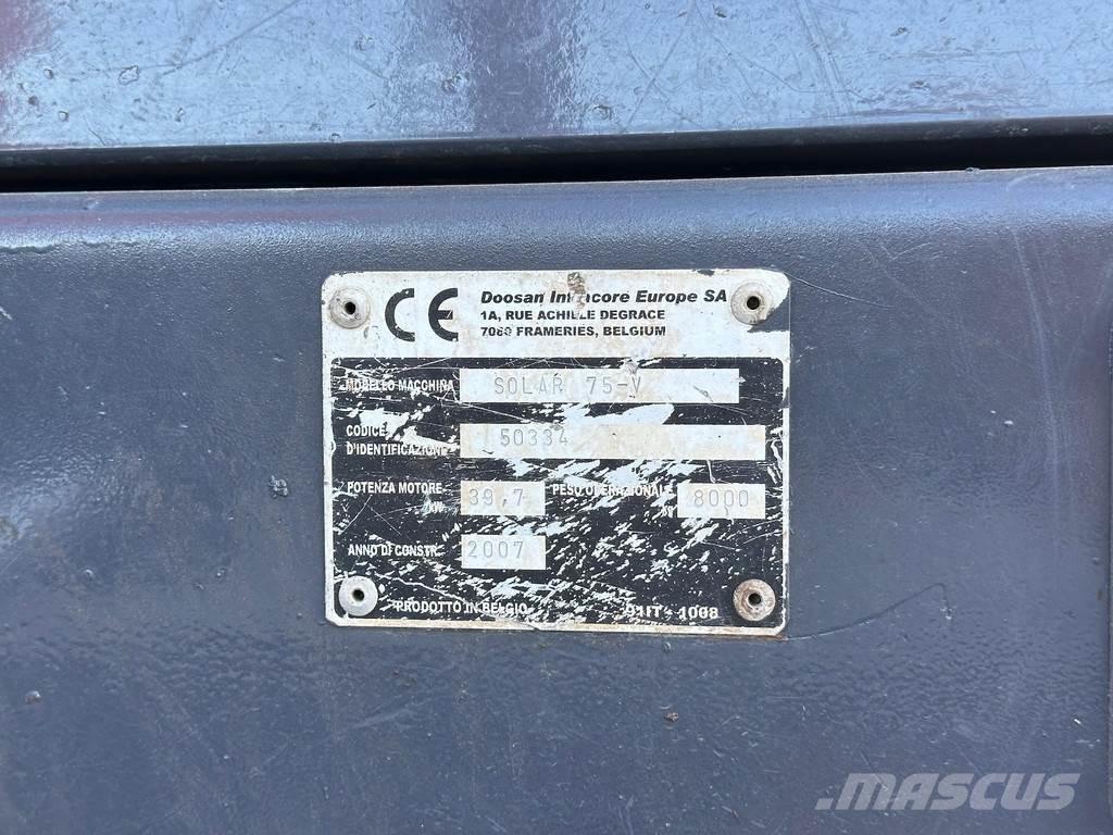 Doosan SOLAR 75V 中型挖掘机
