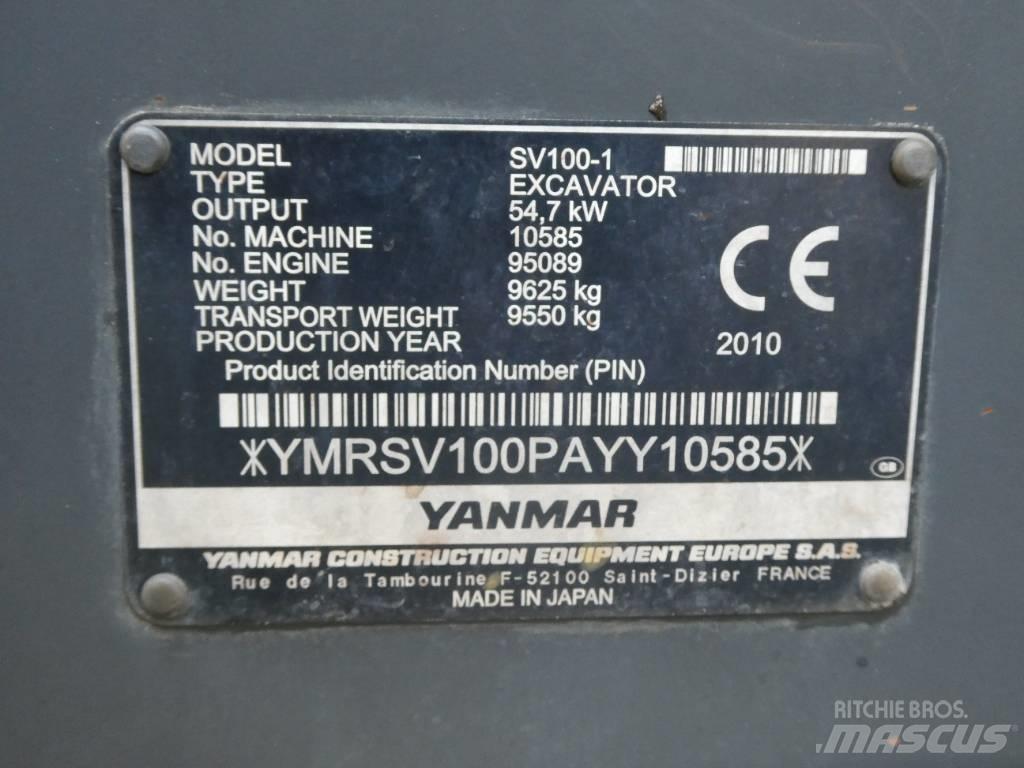 Yanmar SV 100-1 中型挖掘机