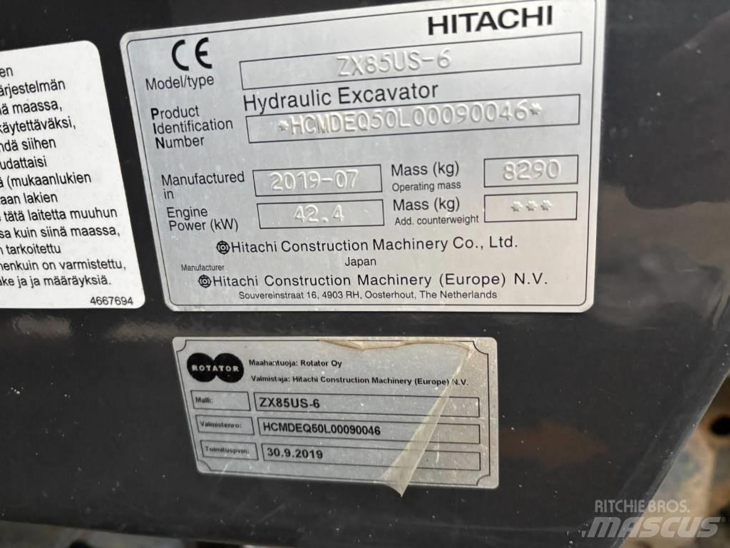 Hitachi ZX 85 US-6 中型挖掘机