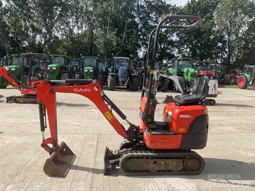Kubota K 008-3 小型挖掘机
