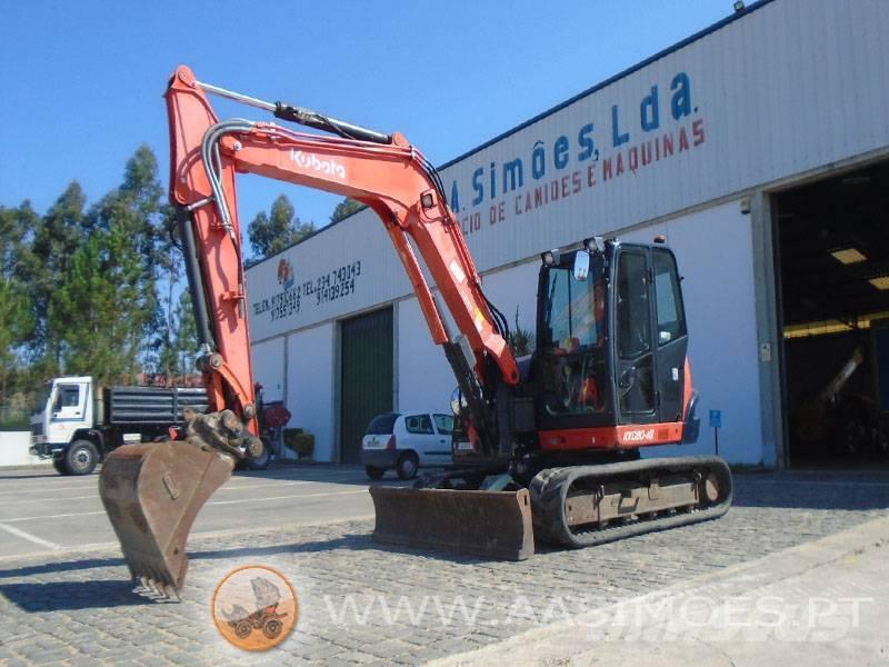 Kubota KX 080-4 中型挖掘机