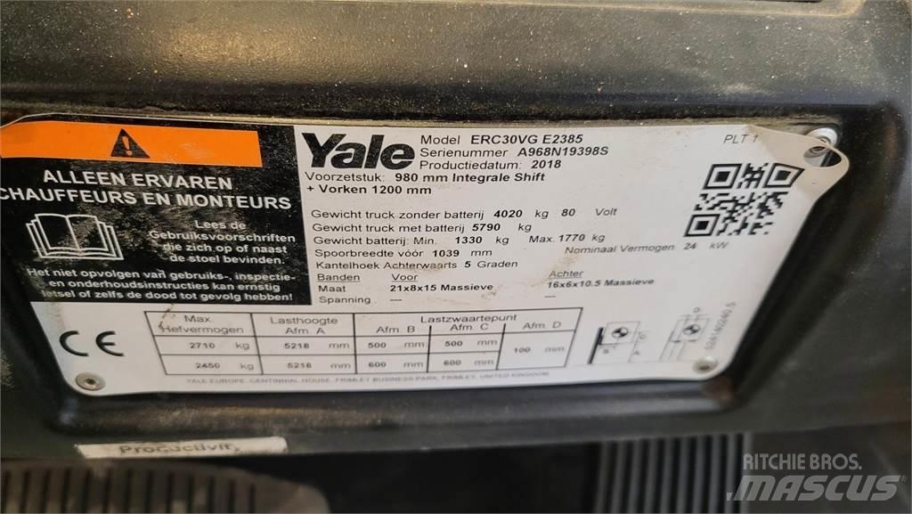 Yale ERC30VG 2018 电动叉车