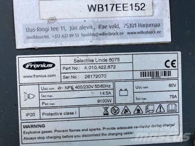 Linde E30/600HL/387 电动叉车