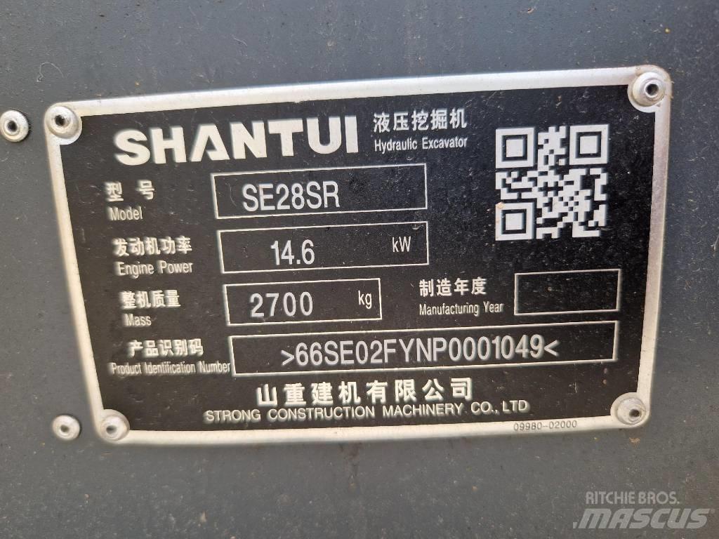 Shantui SE28SR 轮式挖掘机