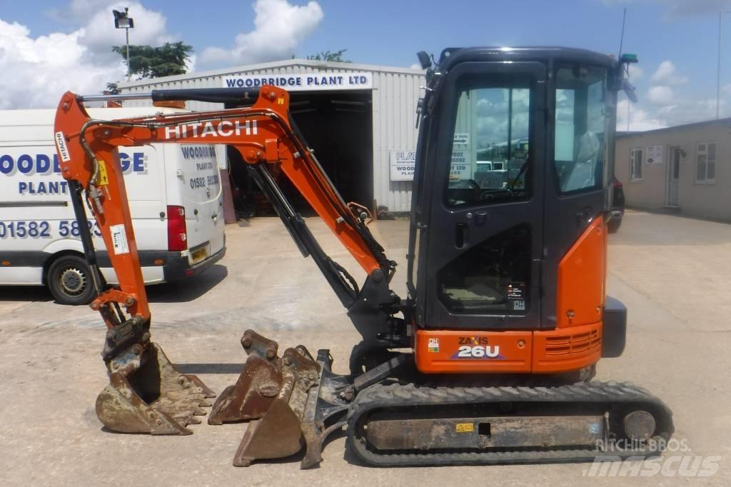 Hitachi ZX 26 U-6 小型挖掘机