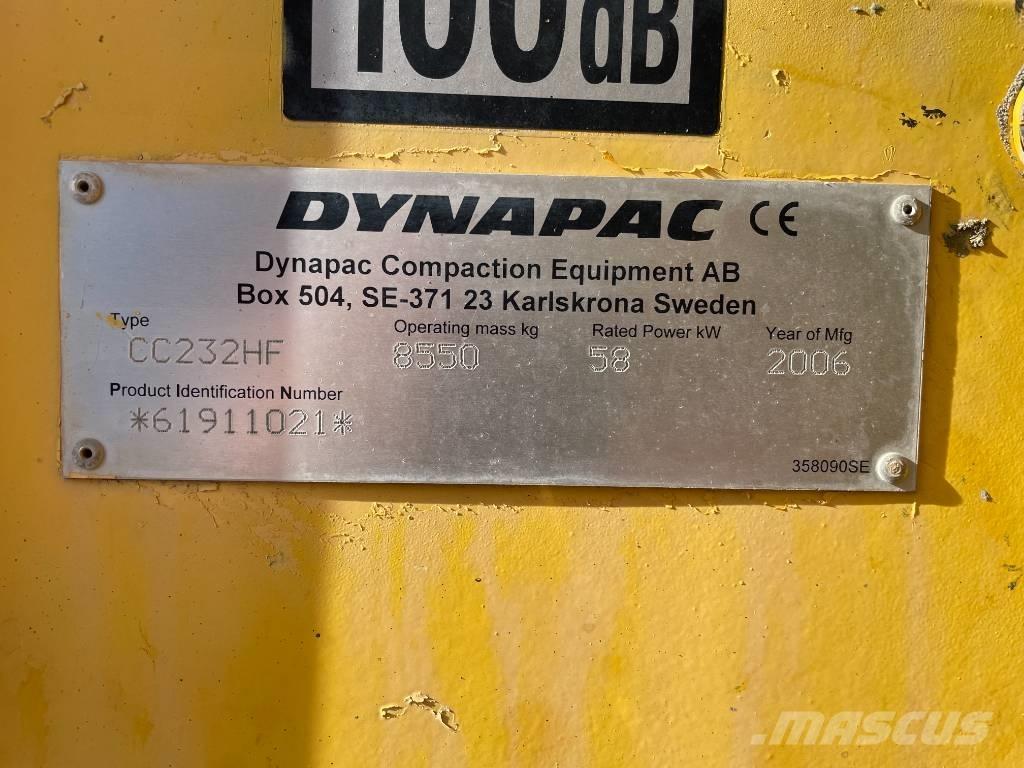 Dynapac CC 232 HF 双轮压路机