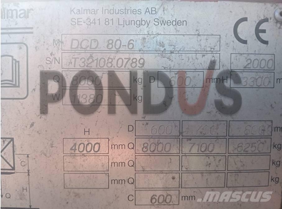 Kalmar DCD 80-6 柴油叉车