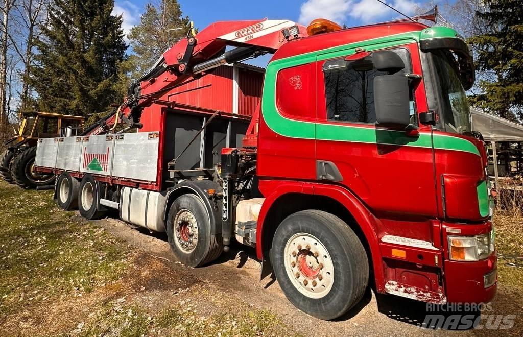 Scania P 124 GB 起重车