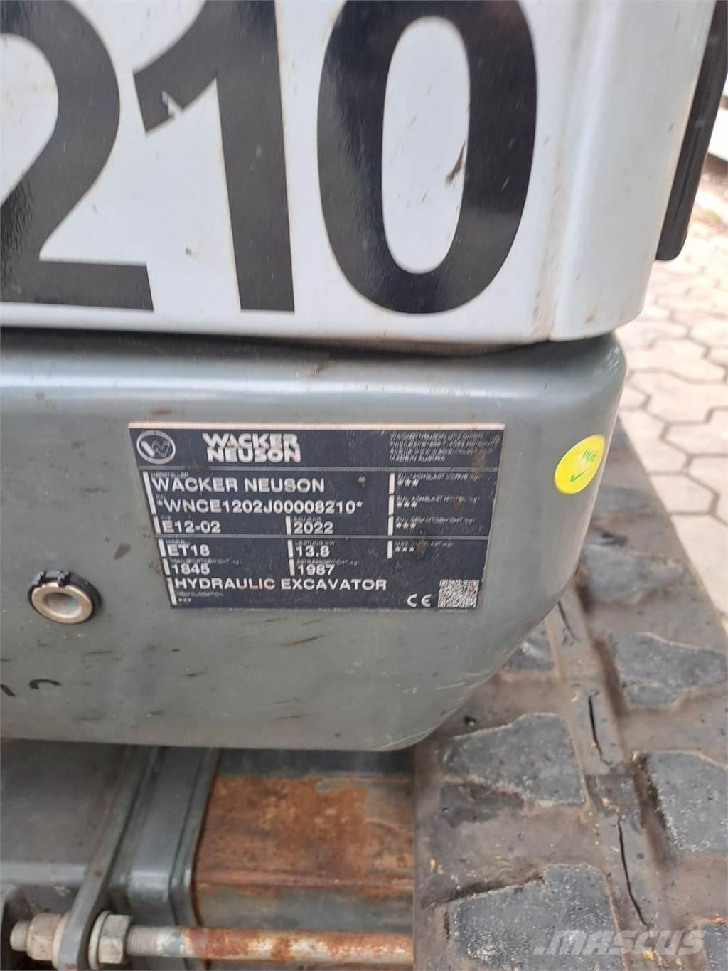 Wacker Neuson ET18 履带挖掘机
