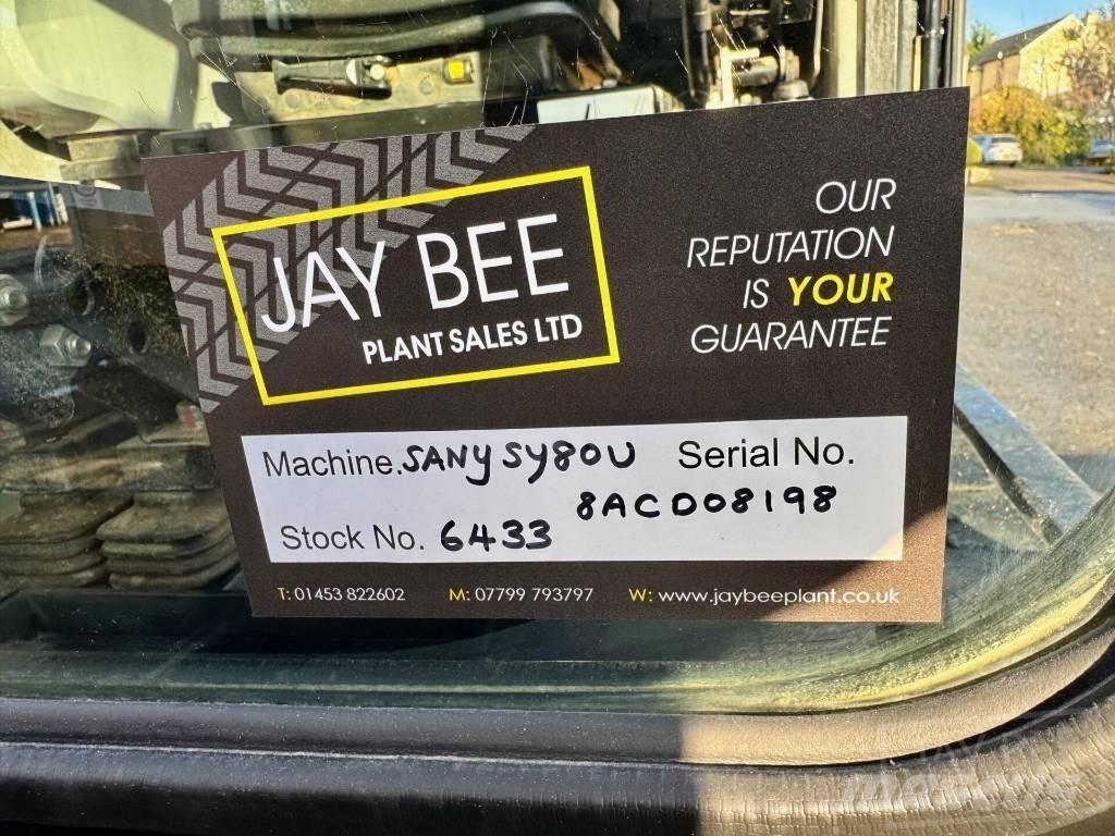 Sany SY 80 U 小型挖掘机
