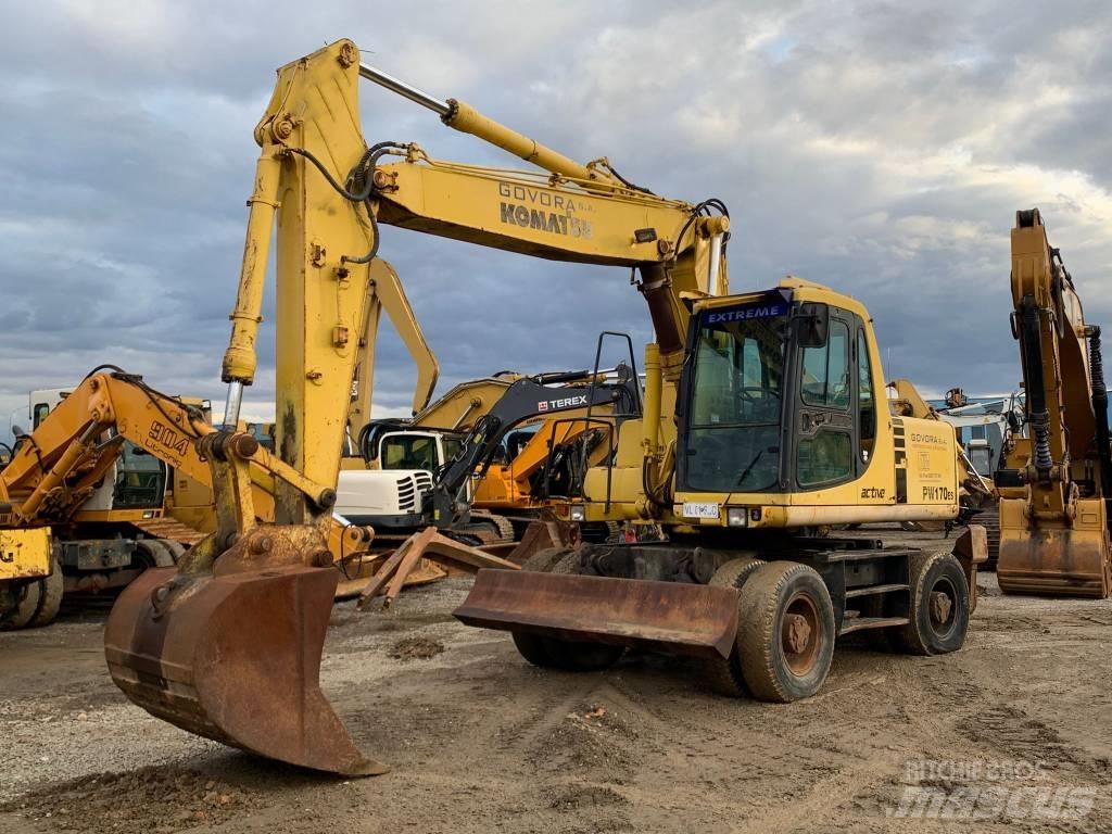 Komatsu PW 170 ES 轮式挖掘机