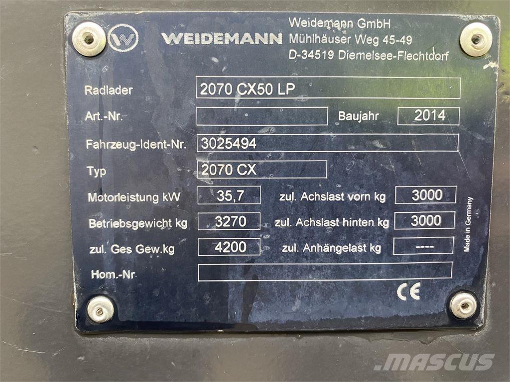 Weidemann 2070 多功能装载机