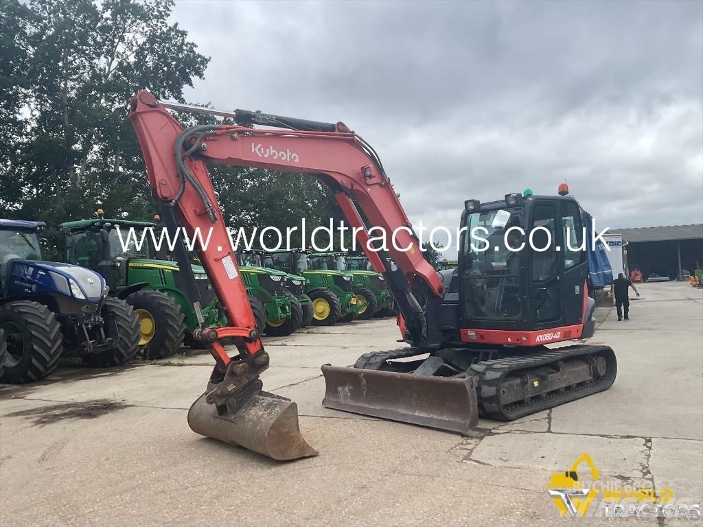 Kubota KX 080-4 中型挖掘机