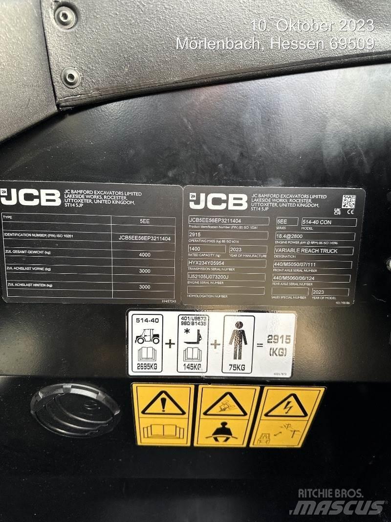 JCB 514-40 CON 伸缩臂叉装车|叉装车