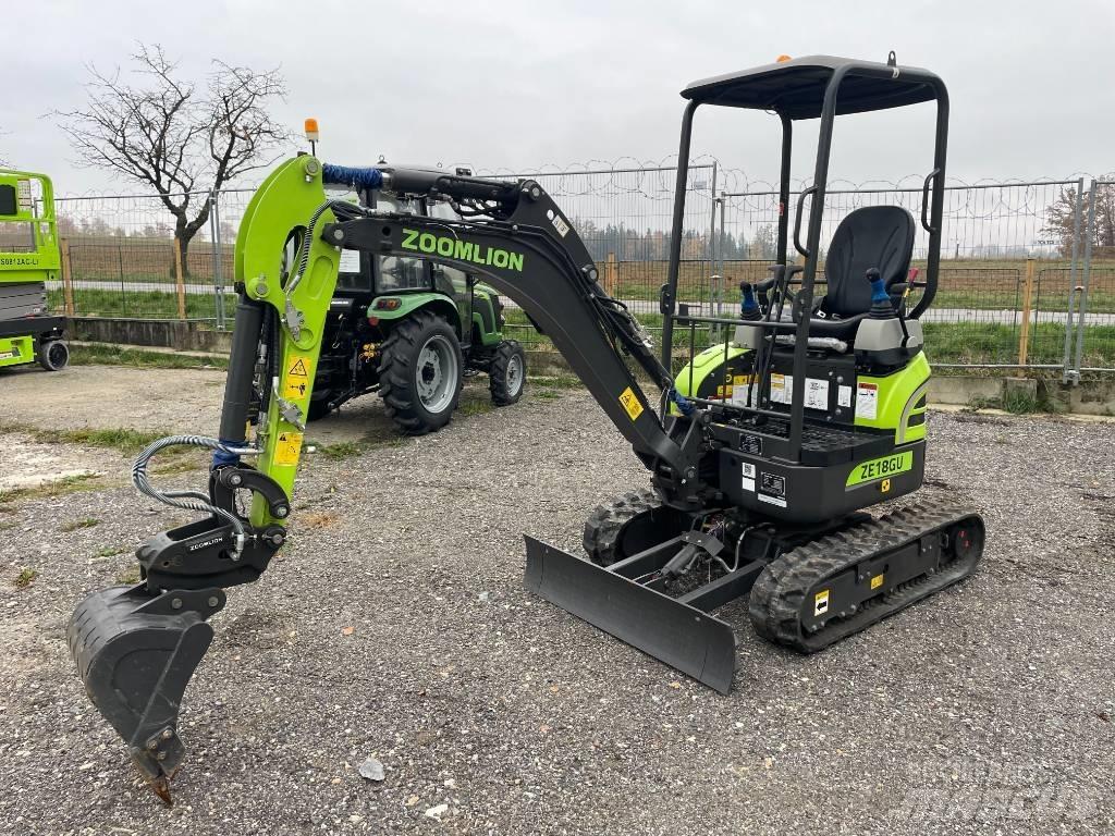 Zoomlion ZE18GU 小型挖掘机