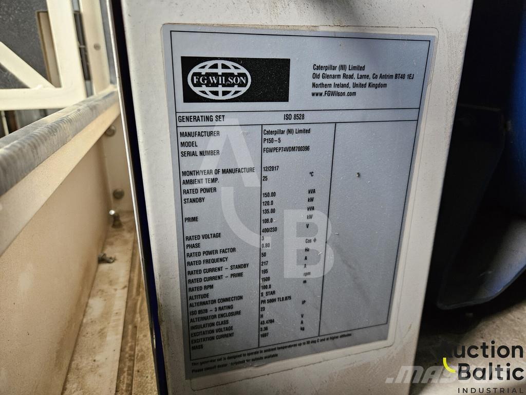 FG Wilson P150-5 柴油发电机