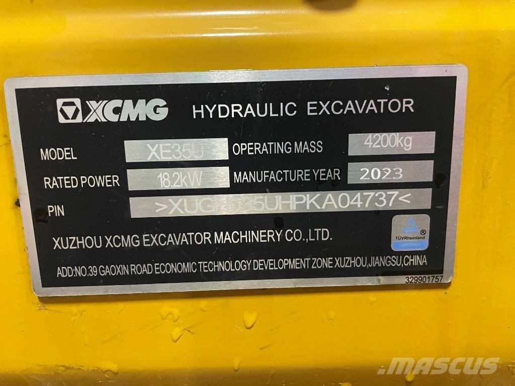 XCMG XE 35 U 小型挖掘机