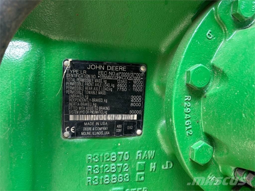 John Deere 8310R 拖拉机/农用车