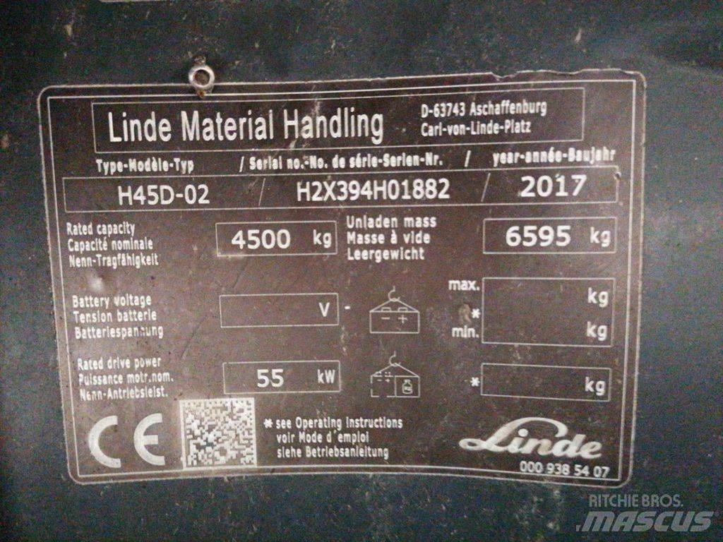 Linde H45D-02 柴油叉车