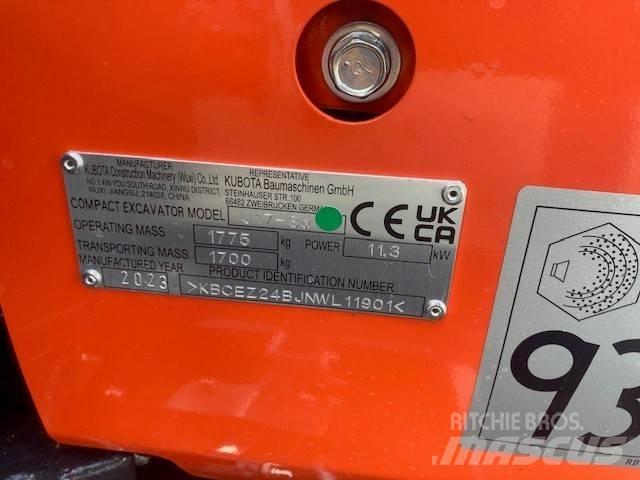 Kubota U 17-3 小型挖掘机