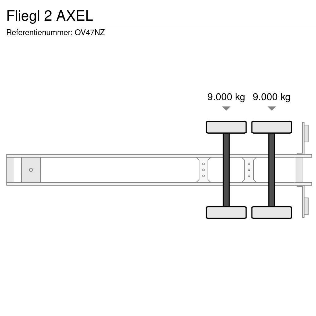 Fliegl 2 AXEL 低平板半挂车