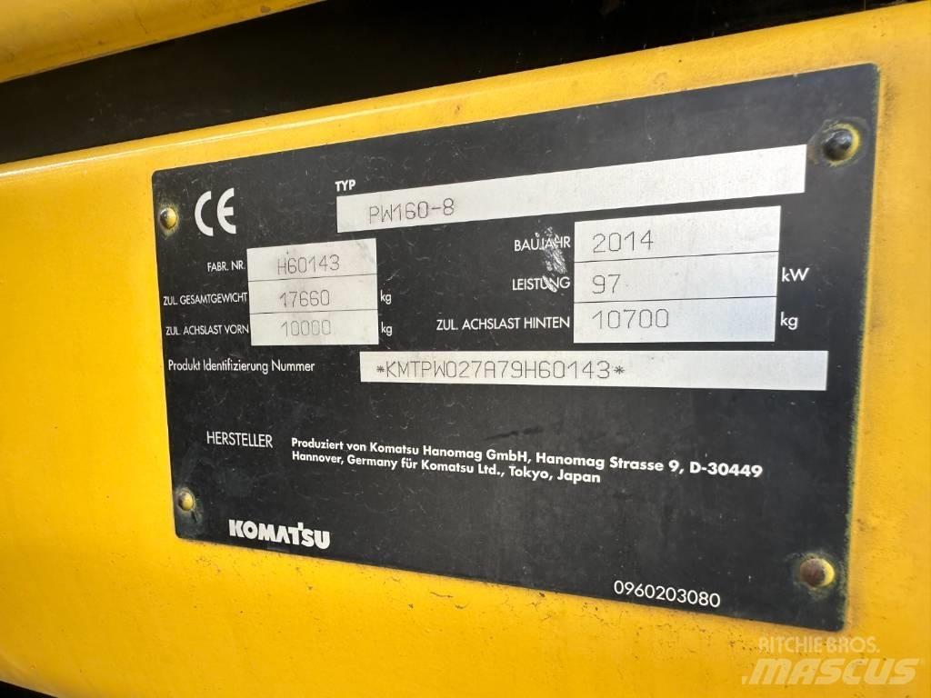 Komatsu PW 160-8 轮式挖掘机