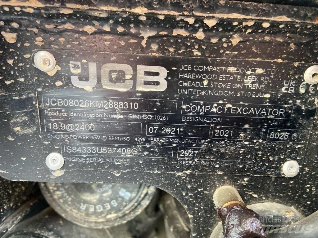JCB 8026CTS 履带挖掘机