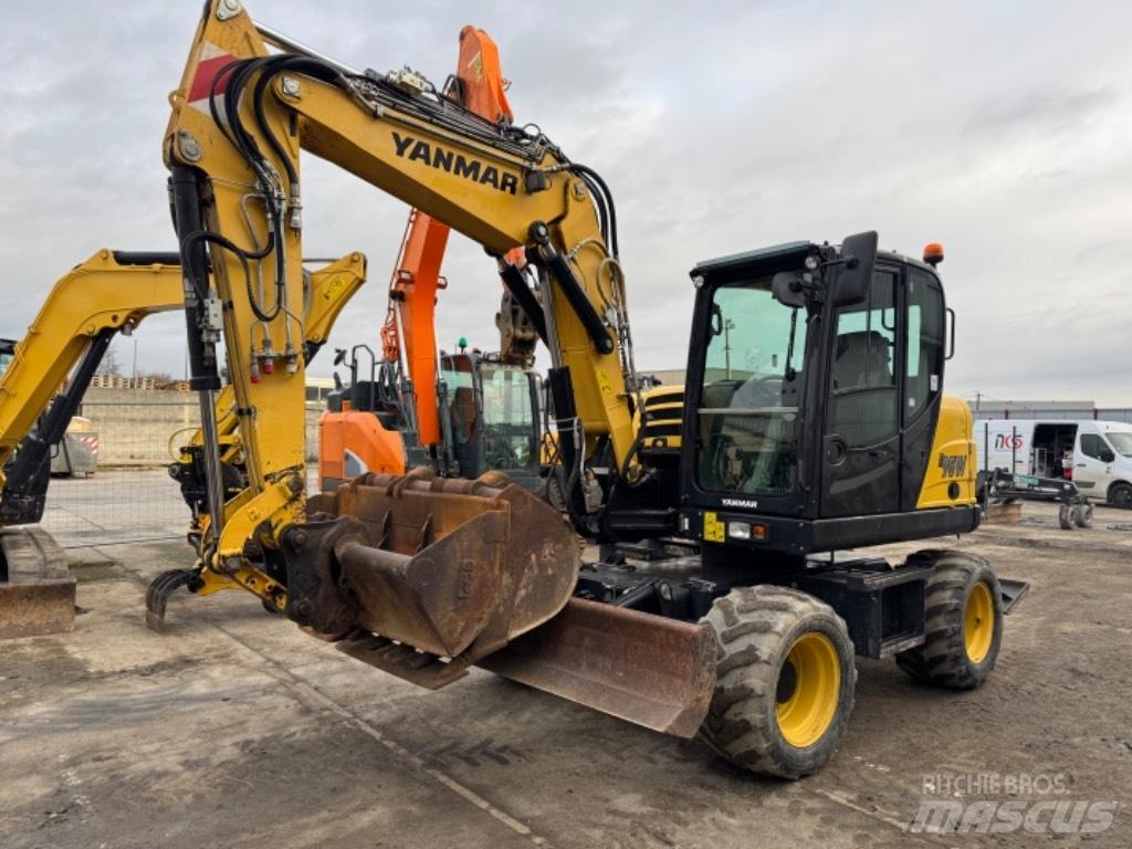 Yanmar B95W (40667) 轮式挖掘机