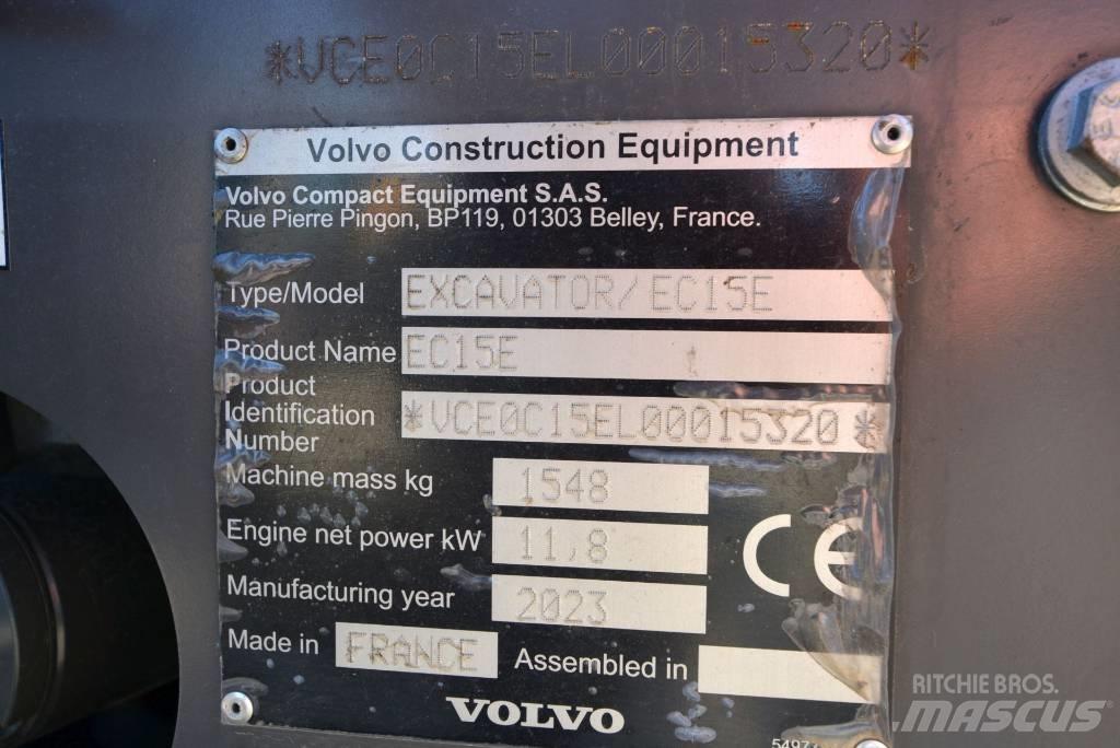 Volvo EC 15 E 小型挖掘机