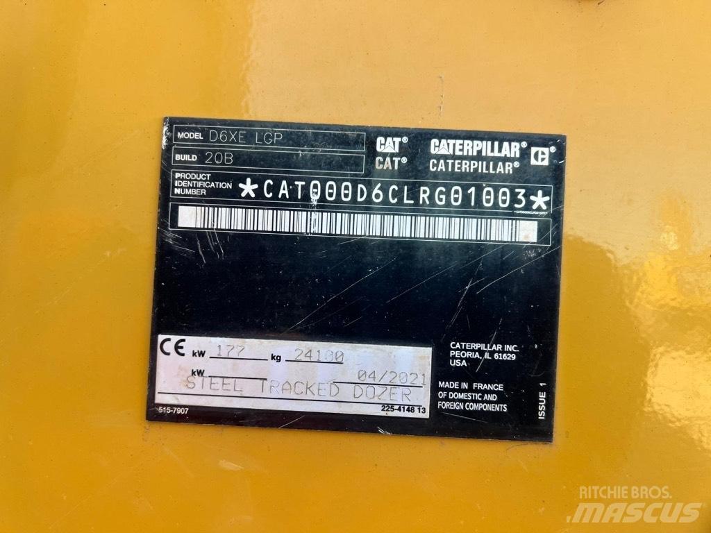 CAT D6XE 履带式推土机
