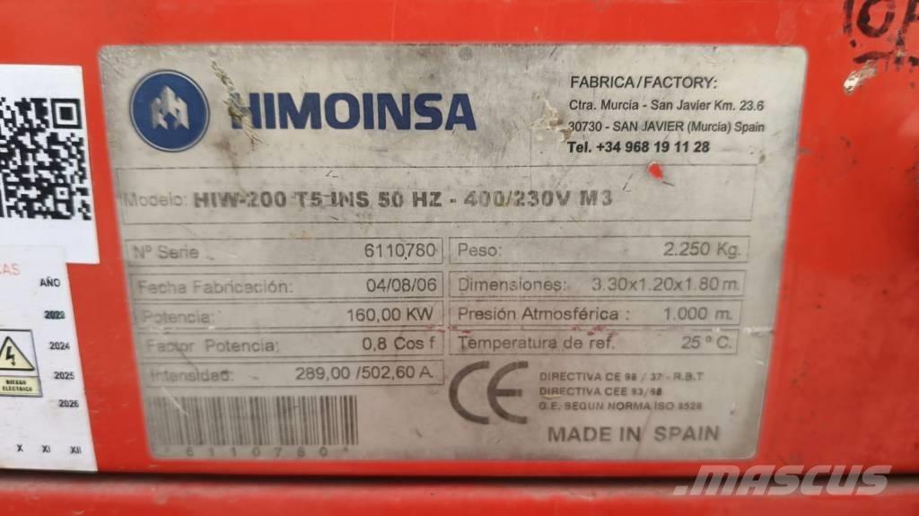 Himoinsa HIW 200 T5 柴油发电机