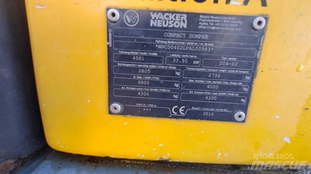 Wacker Neuson LD4001 翻斗车\公路型自卸车